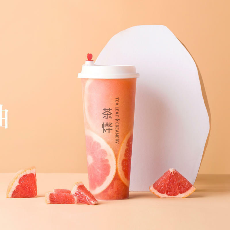 Fresh Grapefruit Smoothie Tea