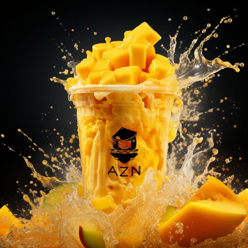 Fresh Mango Slushie Tea